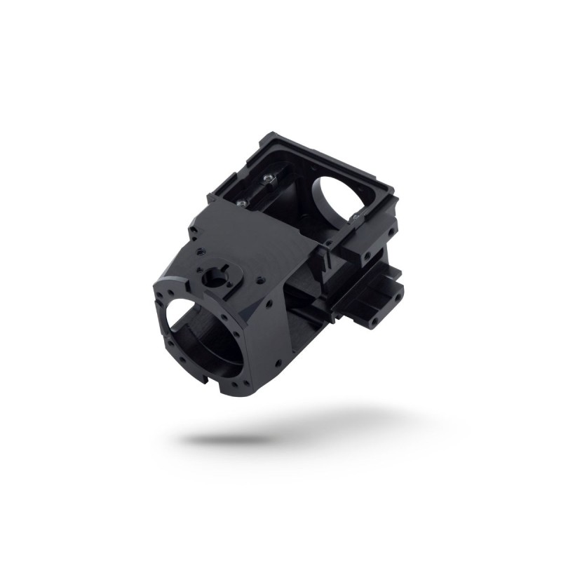 Fertigungsteil_Aluminium_Medizintechnik_Optische Industrie_Drehfräsen_Eloxieren_Schwarzbeschichtung